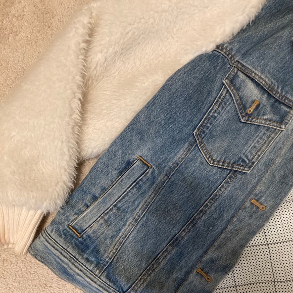 Rebecca taylor jean faux fur jacket - Picture 8 of 12